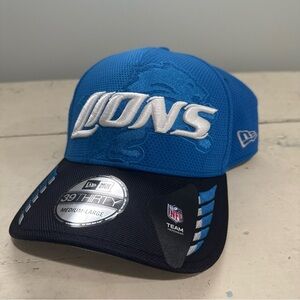 Detroit Lions New Era NFL Team Hat NWT Hat - Medium/Large